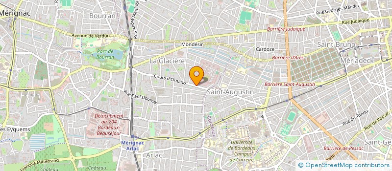 localisation de l'entreprise ATELIER RES  MERIGNAC