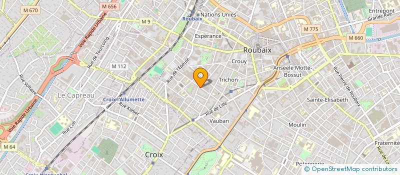 localisation de l'entreprise ATELIER RESILIENCE à ROUBAIX