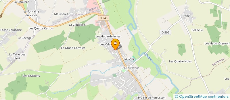 localisation de l'entreprise ATELIER RICHARD ECONOMISTE DE LA CONSTRUCTION - ATELIER REC SARL à PERRUSSON