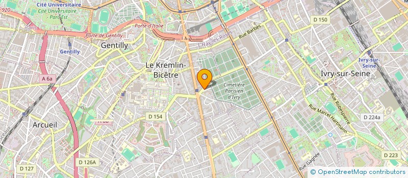 localisation de l'entreprise ATELIER RIEHM  LE KREMLIN-BICETRE