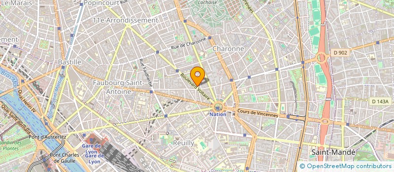 localisation de l'entreprise ATELIER RIV  PARIS