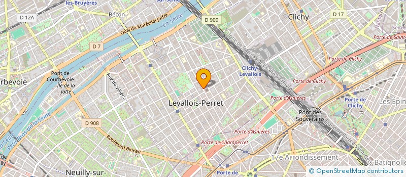 localisation de l'entreprise ATELIER RIVAY  LEVALLOIS PERRET
