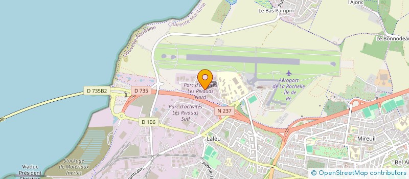 localisation de l'entreprise ATELIER ROCHELAIS DE THERMOLAQUAGE  LA ROCHELLE