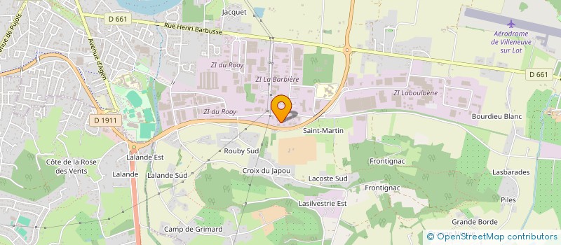 localisation de l'entreprise ATELIER ROMA  VILLENEUVE-SUR-LOT