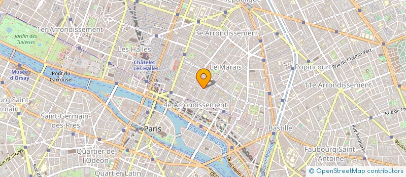 localisation de l'entreprise ATELIER ROMA à PARIS 04