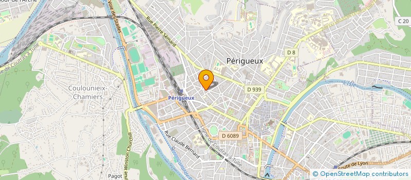 localisation de l'entreprise ATELIER ROMANE ANGELO à PERIGUEUX