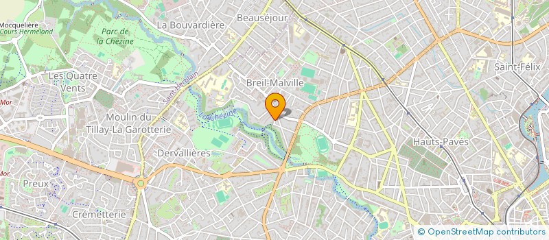 localisation de l'entreprise ATELIER ROME à NANTES
