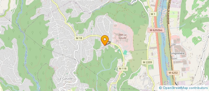 localisation de l'entreprise ATELIER ROMY  LA GAUDE