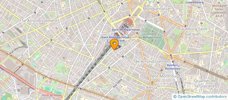 localisation de l'entreprise ATELIER ROUSSELLE PEINTURE  PARIS