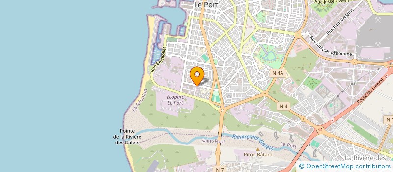 localisation de l'entreprise ATELIER ROUSTANJEE TEXTILES ET GOODIES à LE PORT
