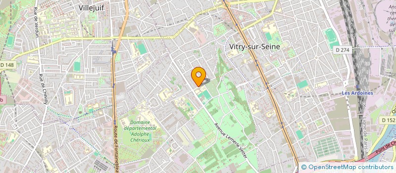 localisation de l'entreprise ATELIER ROYAL PLOMBERIE ASSAINISSEMENT à VITRY-SUR-SEINE