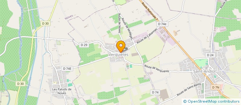 localisation de l'entreprise ATELIER RPA  VERQUIERES