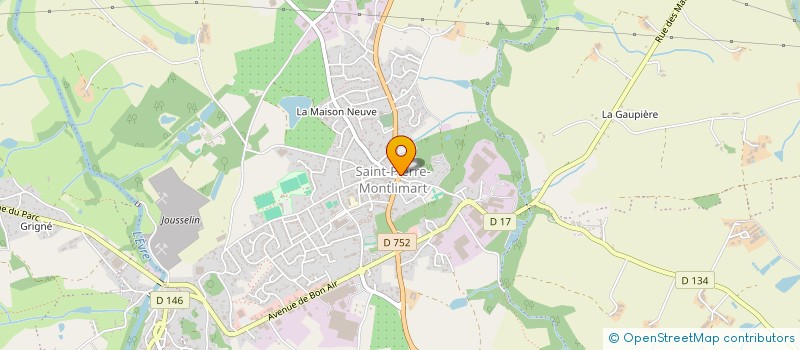 localisation de l'entreprise ATELIER S&A à MONTREVAULT-SUR-EVRE