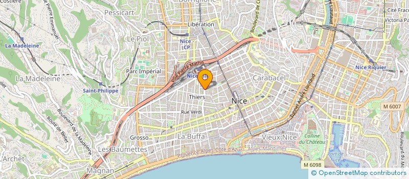 localisation de l'entreprise ATELIER SAINT ANTOINE à NICE