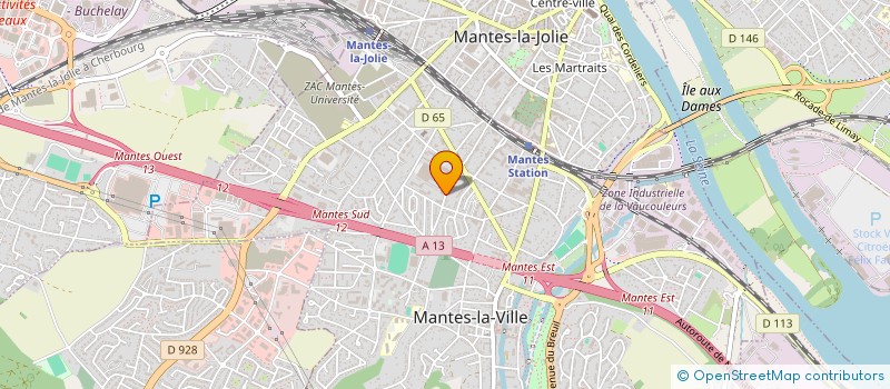 localisation de l'entreprise ATELIER SAINT JOSEPH à MANTES-LA-VILLE
