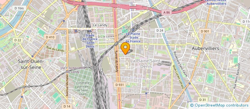 localisation de l'entreprise ATELIER SAINT JOSEPH  SAINT-DENIS