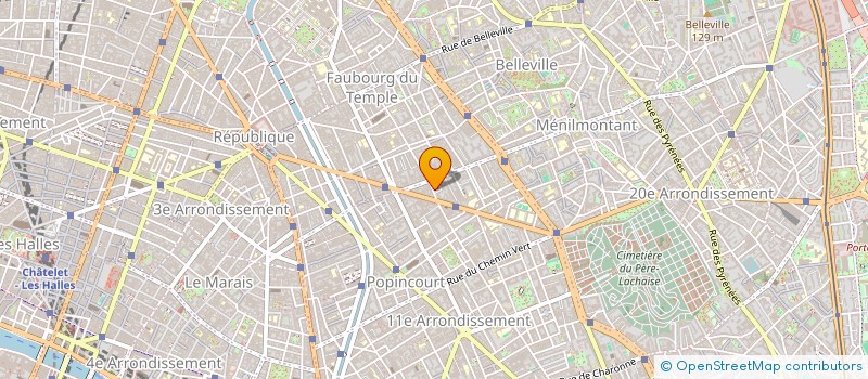 localisation de l'entreprise ATELIER SAINT MAUR à PARIS