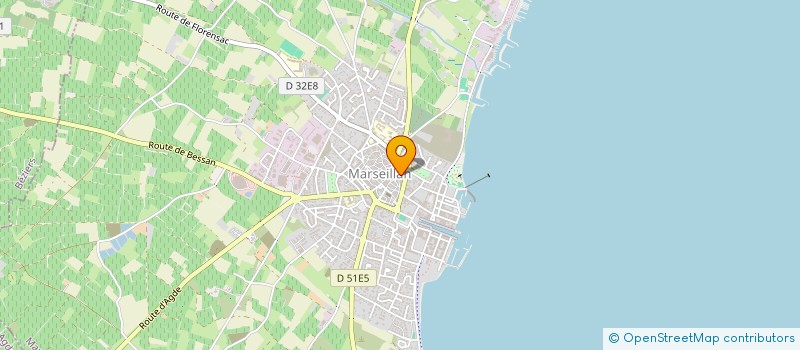 localisation de l'entreprise ATELIER SAINT SAUVEUR à MARSEILLAN
