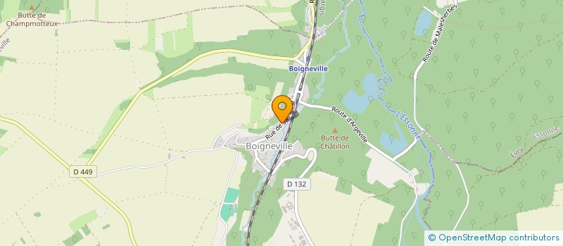 localisation de l'entreprise ATELIER SAINT VAL  BOIGNEVILLE