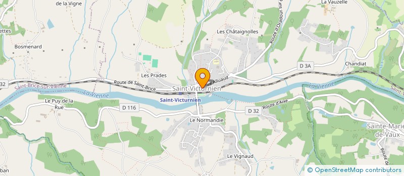 localisation de l'entreprise ATELIER SAKYA à SAINT-VICTURNIEN