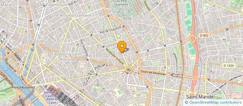 localisation de l'entreprise ATELIER SALOMON ARCHITECTES  PARIS