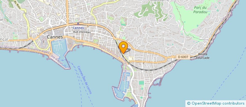 localisation de l'entreprise ATELIER SANDERS à CANNES