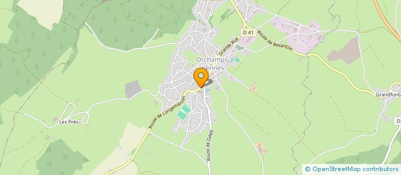 localisation de l'entreprise ATELIER SANSEIGNE  GUYANS-VENNES