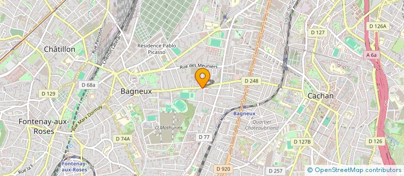 localisation de l'entreprise ATELIER SARRAIL à BAGNEUX