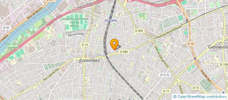 localisation de l'entreprise ATELIER SASHA à COLOMBES