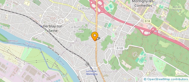 localisation de l'entreprise ATELIER SAUERBREY à MONTIGNY-LES-CORMEILLES