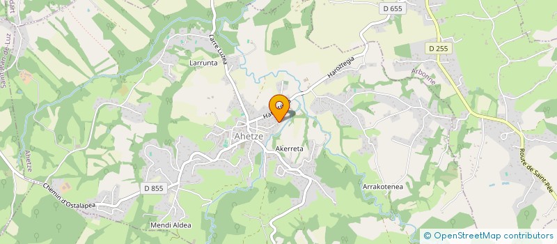 localisation de l'entreprise ATELIER SBS ARCHITECTE  AHETZE