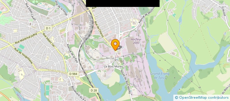 localisation de l'entreprise ATELIER SCIAGE PARACHEVEMENT DE BOURGOGN  LE CREUSOT