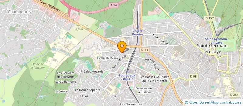 localisation de l'entreprise ATELIER SENE 21  SAINT-GERMAIN-EN-LAYE