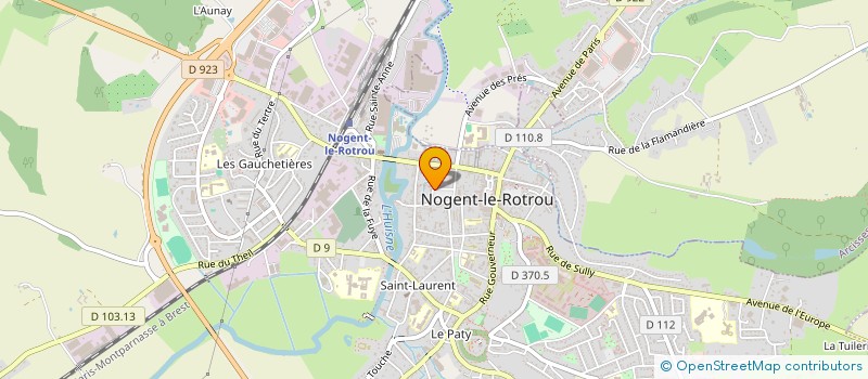 localisation de l'entreprise ATELIER SERGE CHAILLOU à NOGENT LE ROTROU