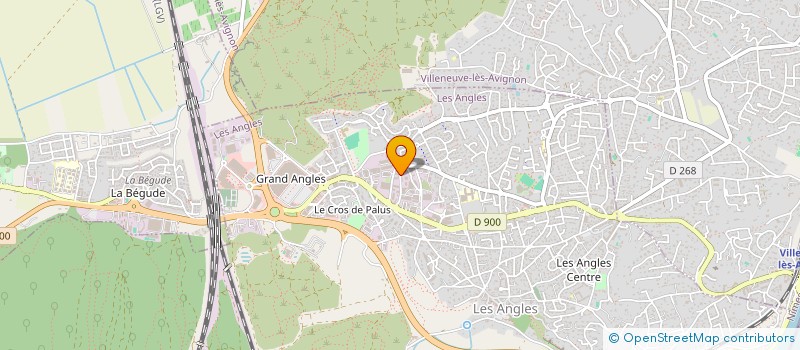 localisation de l'entreprise ATELIER SERI-GRAFFIC SARL  LES ANGLES