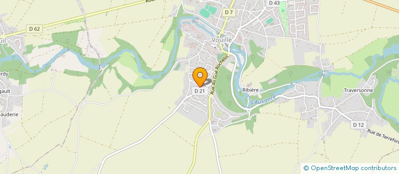localisation de l'entreprise ATELIER SERVICE PLUS FRADIN SARL à VOUILLE