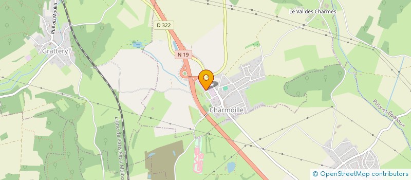 localisation de l'entreprise ATELIER SERVICE SECURITE  CHARMOILLE