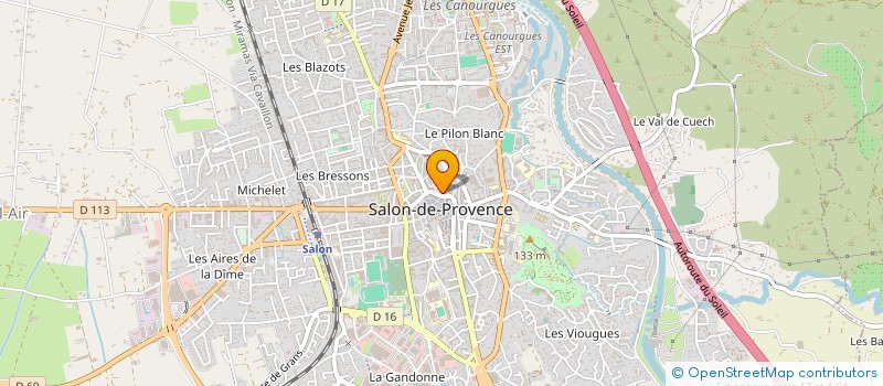 localisation de l'entreprise ATELIER SFD PROD à SALON-DE-PROVENCE