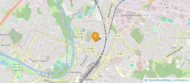 localisation de l'entreprise ATELIER SKALA  GOND-PONTOUVRE