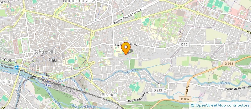 localisation de l'entreprise ATELIER SLOW ART à PAU