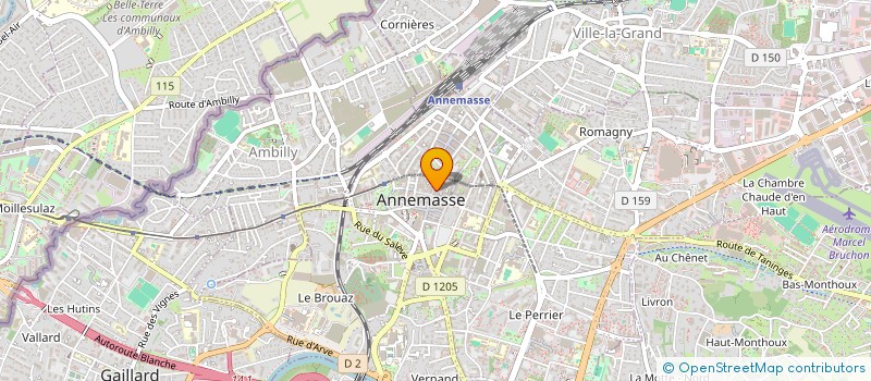 localisation de l'entreprise ATELIER SMOKE ANNEMASSE à ANNEMASSE