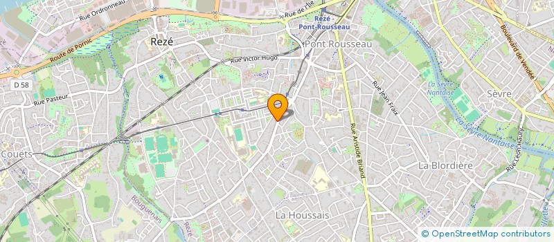 localisation de l'entreprise ATELIER SOCLE à REZE
