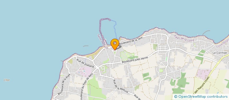 localisation de l'entreprise ATELIER SOLID'R à LA PLAINE-SUR-MER
