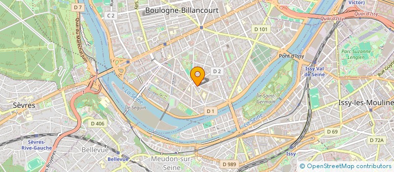 localisation de l'entreprise ATELIER SOMAK à BOULOGNE-BILLANCOURT