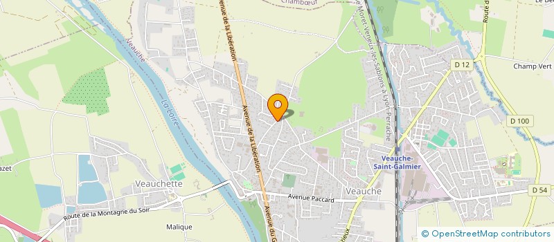 localisation de l'entreprise ATELIER SOUDURE  VEAUCHE