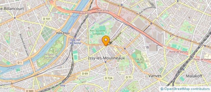 localisation de l'entreprise ATELIER SPEIONIS à ISSY-LES-MOULINEAUX
