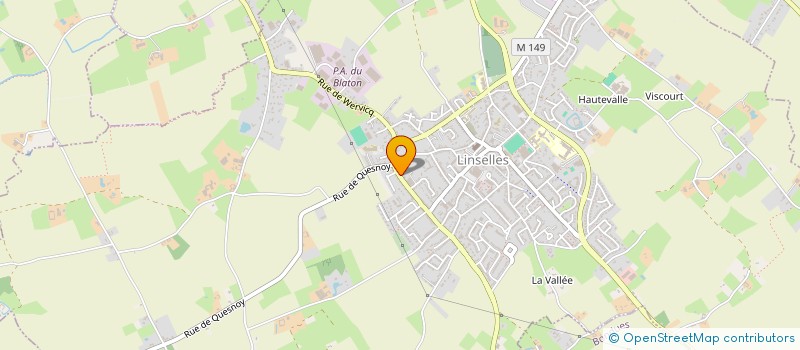 localisation de l'entreprise ATELIER SPETH  LINSELLES