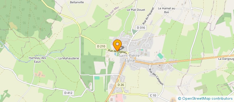 localisation de l'entreprise ATELIER SQP  SAINT-PIERRE-EGLISE