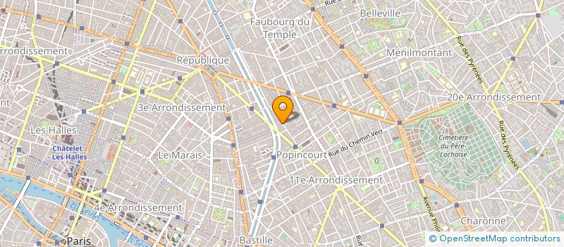 localisation de l'entreprise ATELIER STEAVEN RICHARD à PARIS