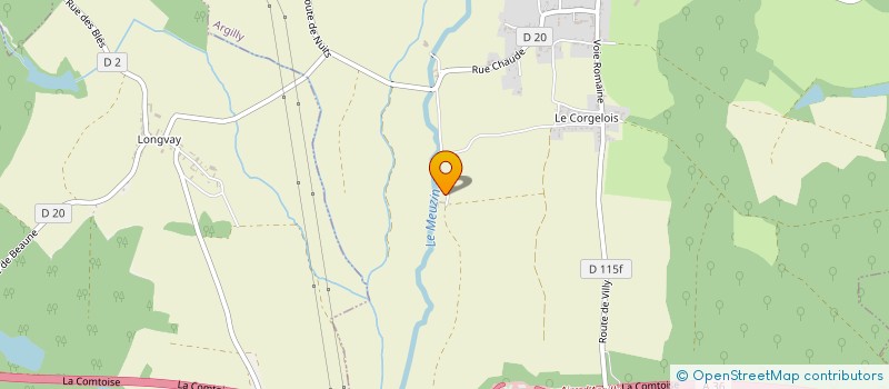 localisation de l'entreprise ATELIER SUAU  ARGILLY